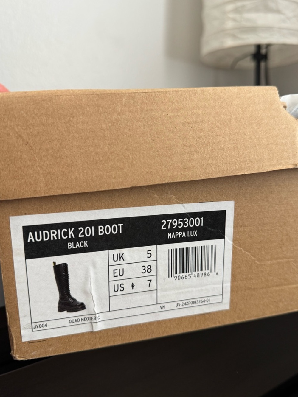 Dr. Martens Audrick 20-Eye Leather Knee High Platform Boots  NWB✨ - Picture 8 of 8